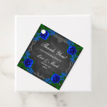 Royal Blue Ro Chalk Board Fall Wedding