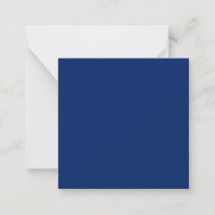 Royal Blue Solid Färg Anteckningskort