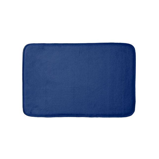Royal Blue Solid Färg Badrumsmatta (Framsidan)