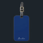 Royal Blue Solid Färg Bagagebricka<br><div class="desc">Royal Blue Solid Färg Modern Färg.</div>