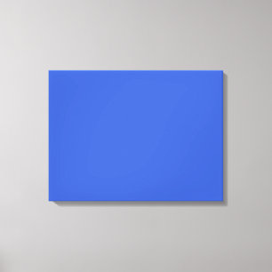 Royal Blue Solid Färg Canvastryck
