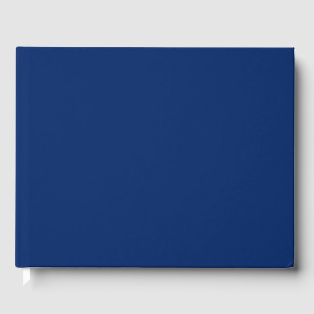 Royal Blue Solid Färg Gästböcker (Framsida)