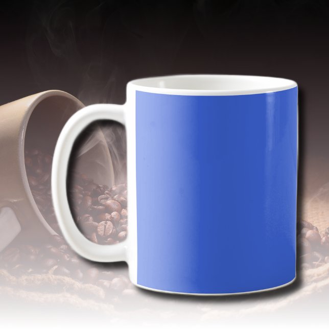 Royal Blue Solid Färg | Klassisk | ELEGANT Kaffemugg (Skapare uppladdad)