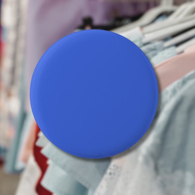 Royal Blue Solid Färg | Klassisk | ELEGANT Knapp (Skapare uppladdad)