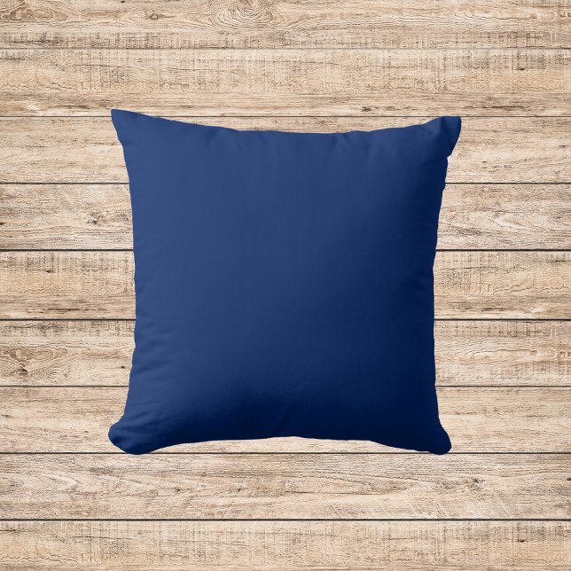 Royal Blue Solid Färg Kudde (Skapare uppladdad)