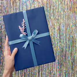 Royal Blue Solid Färg Presentpapper