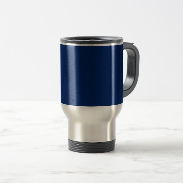 Royal Blue Solid Färg Resemugg (Framsida höger)