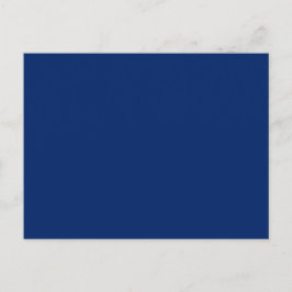 Royal Blue Solid Färg Vykort