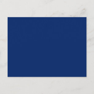 Royal Blue Solid Färg Vykort