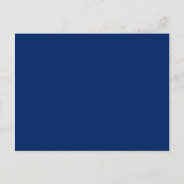 Royal Blue Solid Färg Vykort (Framsida)
