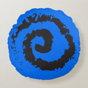 ROYAL BLUE SPIRAL-rundan Dekorativ kudde