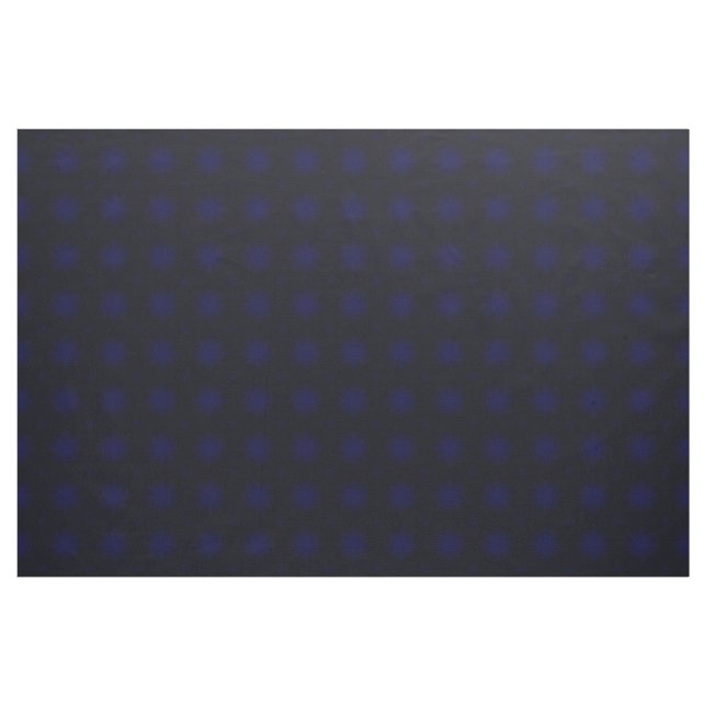 Royal Blue Starburst Abstrakt Mönster Tyg (Yard)