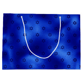 Royal Blue Stjärna Davids Hannuka Stor Presentpåse