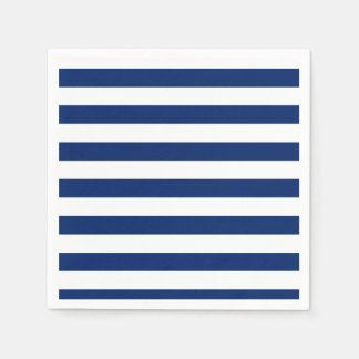 Royal Blue Stripe Pappersservett