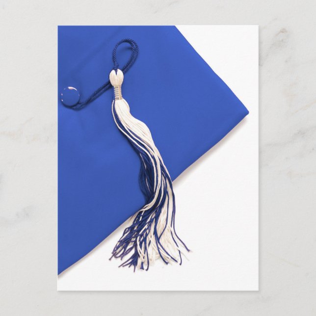 Royal Blue Studentmössa och vykort (Framsida)