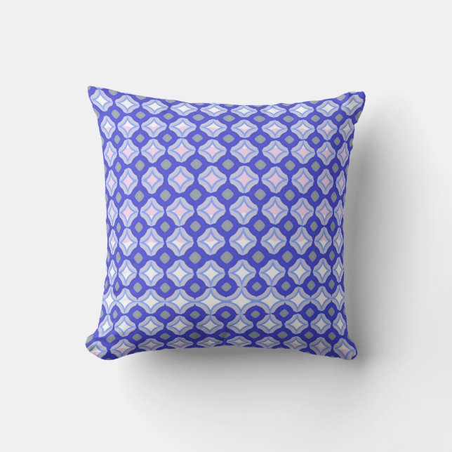 Royal Blue Throw Pillow Kudde (Framsida)