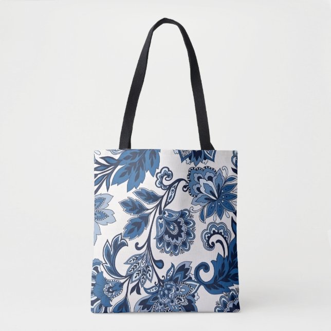Royal Blue Trädgård Tygkasse (Framsida)