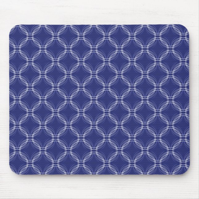 Royal Blue Uptown Elegance Mousepad Musmatta (Framsidan)