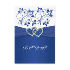 Royal Blue, Vita Blommiga Förenade Hjärtan RSVP-ko