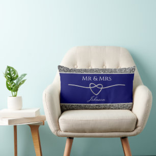 Royal Blue Wedding Favor Lumbarkudde