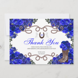 Royal Blue Western Charra Quinceanera Tack