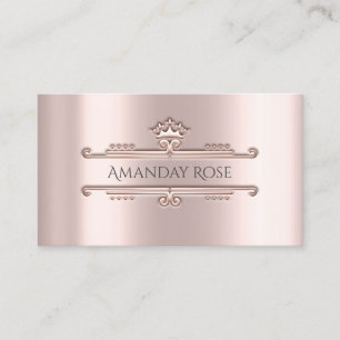 Royal Brand Namn Ro Krona Ram 3D Visitkort