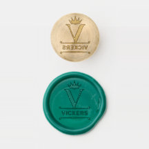 Royal Brev V med Krona-familjen Monogram Namn