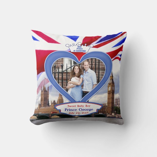 Royal British Baby Prince George Kudde (Framsida)