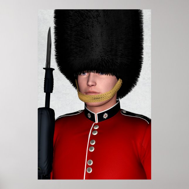 Royal British Guardsman, London, Förenade kungarik Poster (Framsidan)