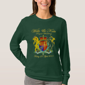 Royal Bröllop 2011 Begränsad Edition minneshögtid Tee Shirt