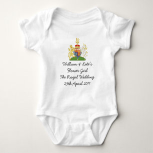 Royal Bröllop Blombarn, barnkläder Tee Shirt
