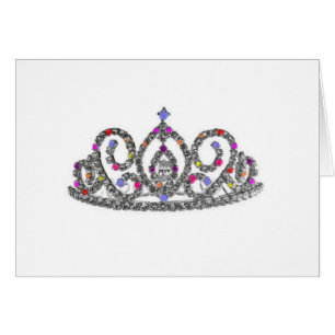 Royal Bröllop/Brides Tiara Hälsningskort