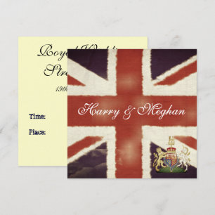 Royal Bröllop Harry & Meghan Street Party Inbjudan