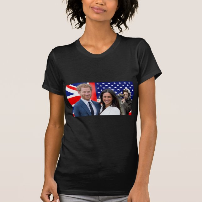 Royal Bröllop Harry och Meghan Secret Admirer T Shirt (Framsida)