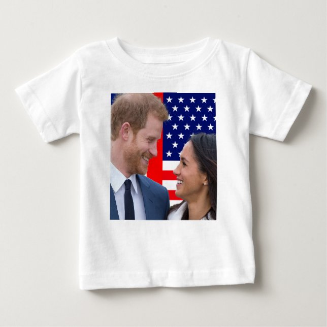 Royal Bröllop Harry och Meghan T Shirt (Framsida)