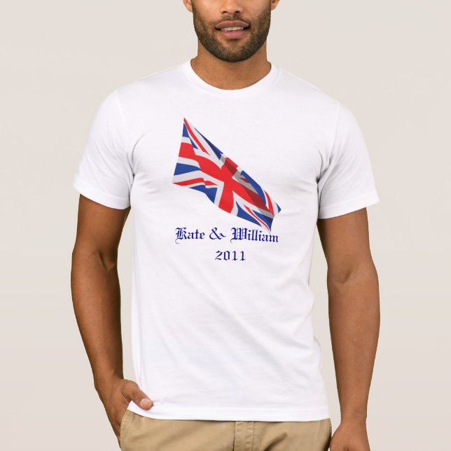 Royal Bröllop /Kate och William T-shirt (Framsida)