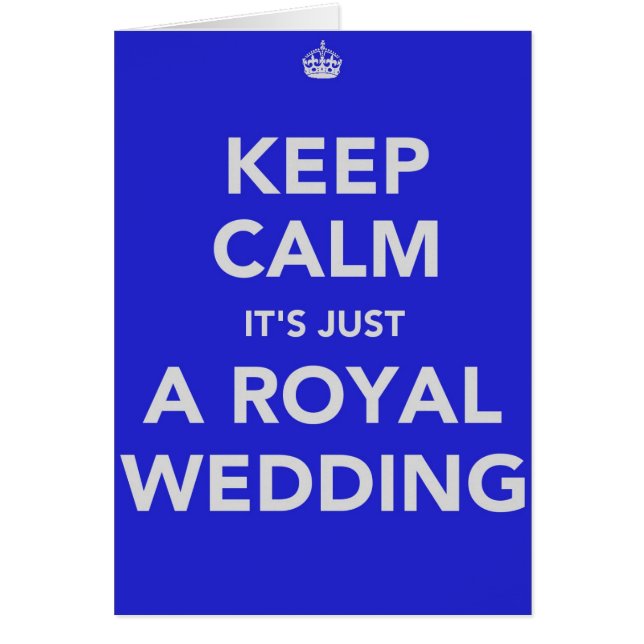 Royal bröllop - Kate & William - 29 april 2011 Hälsningskort (Framsidan)