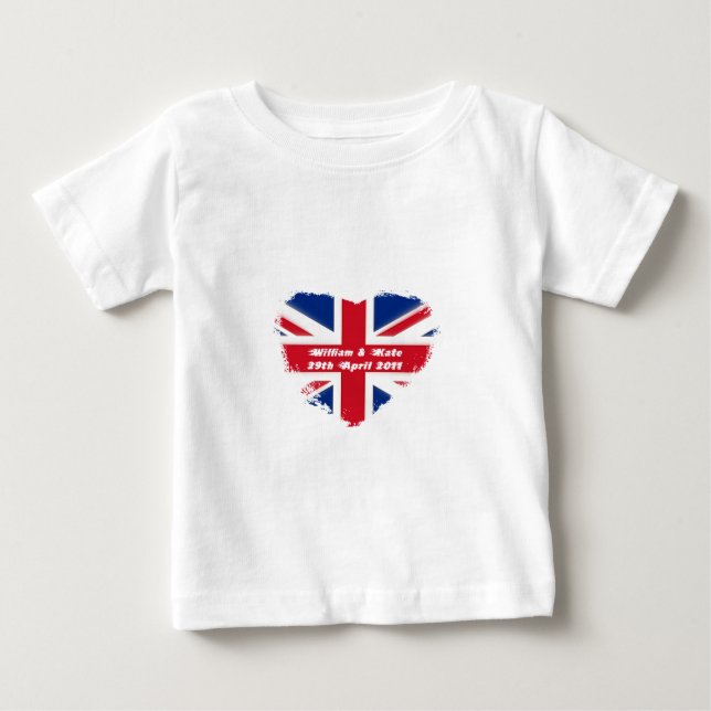 Royal Bröllop - Kate & William T Shirt (Framsida)
