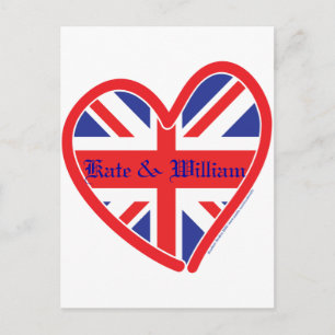 Royal Bröllop/Kate & William Vykort
