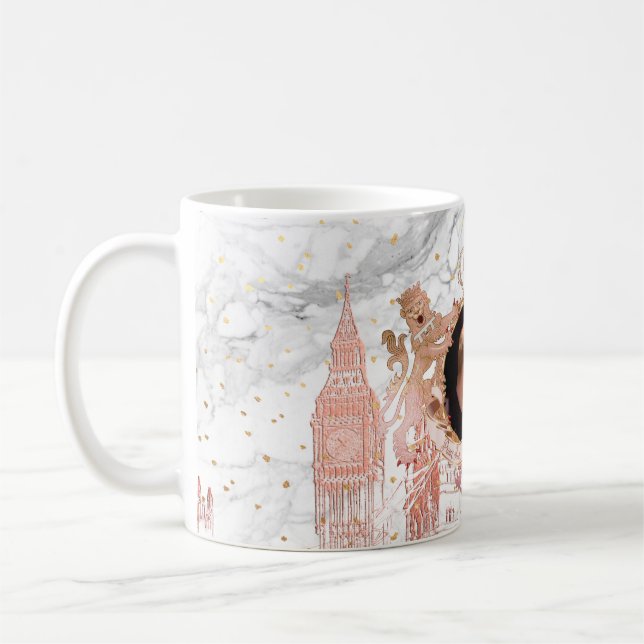 ROYAL BRÖLLOP KISS, HARRY+MEGHAN KAFFEMUGG (Vänster)