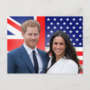 Royal Bröllop Prince Harry och Meghan Markle Vykort