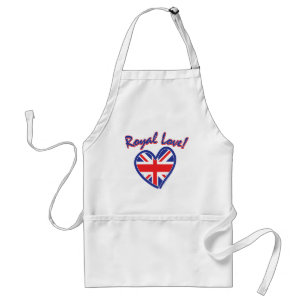 Royal Bröllop, Royal Kärlek, Union Jack Heart Förkläde