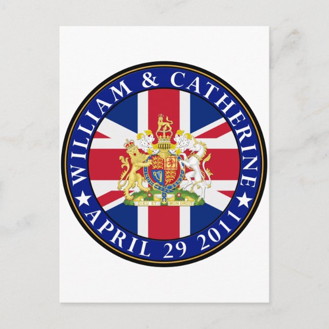 Royal Bröllop Vykort (Framsida)