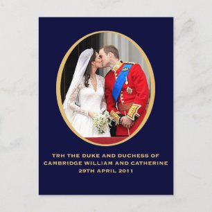 Royal Bröllop Vykort
