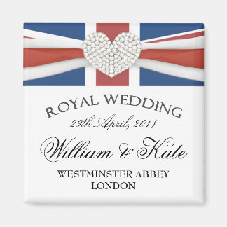 Royal Bröllop - William & Kate Keepsaké Magnet