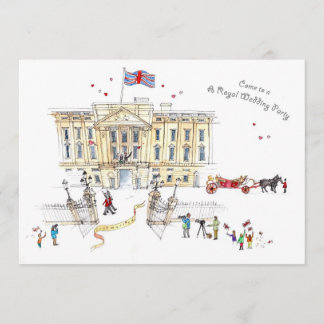 Royal Bröllopsfest inbjudan