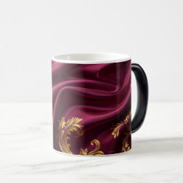Royal Burgundy & Gold Majestic Filigree mug Magisk Mugg
