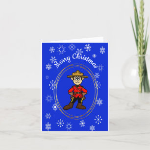 Royal Canadian Mounted Police julkort Kort