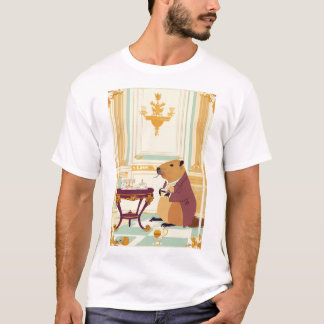 Royal Capybara: Tea Time at Buckingham Palace t sh T Shirt