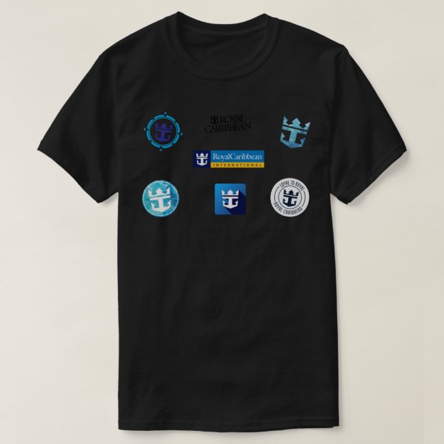 Royal Caribbean Sticker Pack 5 - The Logo Sticker T Shirt (Design framsida)